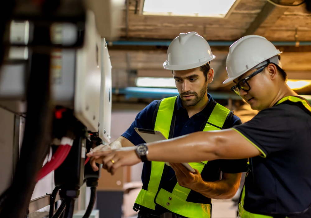 2 nuclear power technicians 
